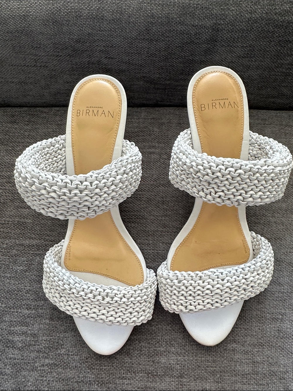Alexandre Birman white sandals